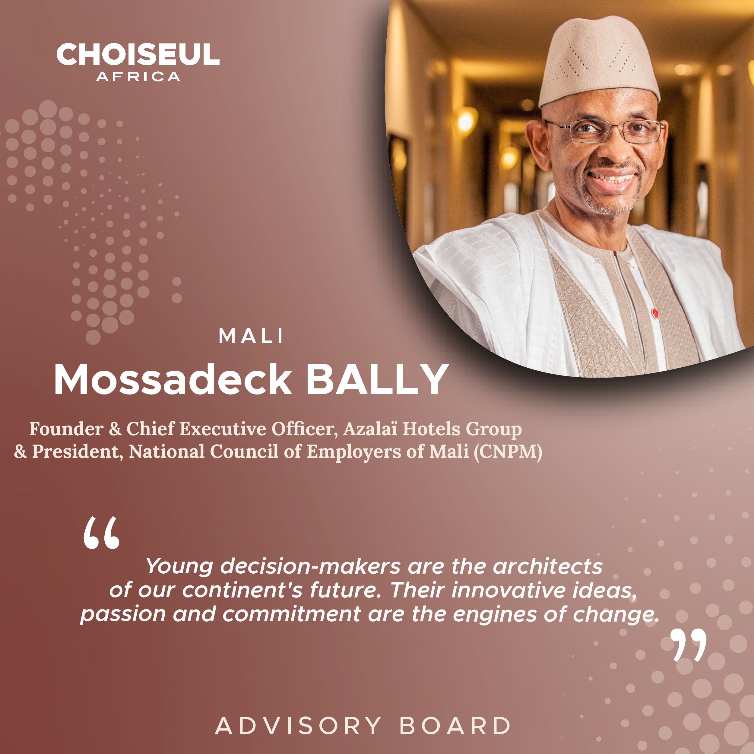 Advisory Board Portrait : Mossadeck BALLY